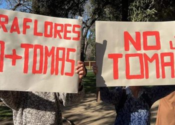 Vecinos de Miraflores Bajo claman a autoridades para frenar nueva toma después de apedreos