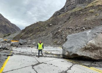 Ruta Los Andes-Mendoza estará cerrada 7 días por derrumbes