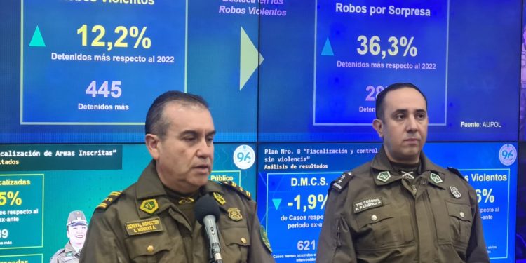 Robo de vehículos baja 34% en un año según Carabineros