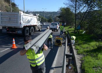 Viña del Mar: Inicia recambio de barreras vehiculares en Troncal Urbano