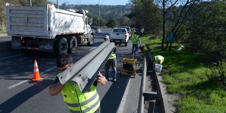 Viña del Mar: Inicia recambio de barreras vehiculares en Troncal Urbano