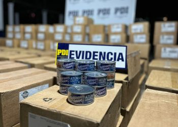 PDI recupera miles de tarros de atún robados desde contenedor portuario