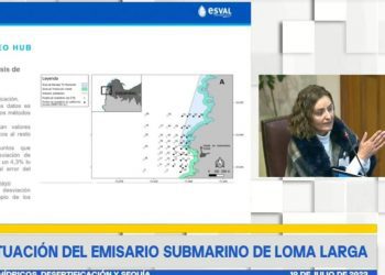 Armada y Esval ratifican correcta operación de emisario de Loma Larga