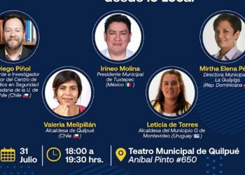 Alcaldes de Uruguay, México y República Dominicana expondrán en Quilpué