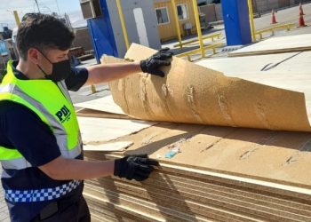 Incautan 530 planchas con cocaína que iban a ser exportadas por Puerto San Antonio