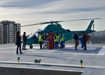 Hospital Gustavo Fricke realiza su primer traslado de paciente utilizando el helipuerto