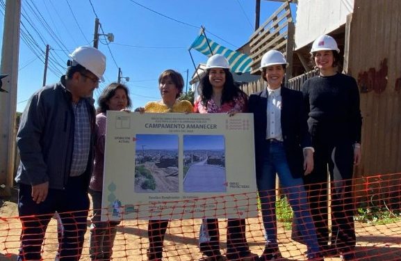Comienza urbanización de calles de campamentos Nuevo Amanecer en Viña del Mar