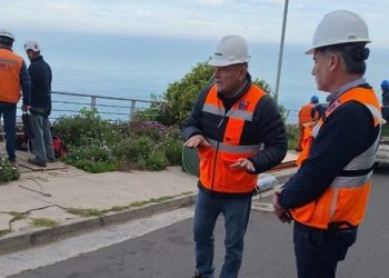 MOP inicia obras de reposición de colector dañado cerca de edificio Kandisky