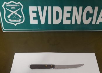 Detienen a sujeto que asaltaba en Reñaca con arma blanca