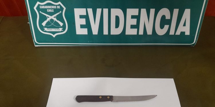 Detienen a sujeto que asaltaba en Reñaca con arma blanca