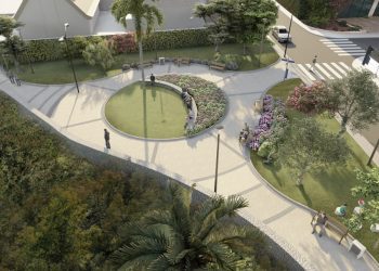 Avanza proyecto para renovar plaza y escalera de Cerro Castillo