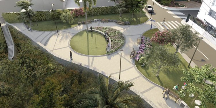 Avanza proyecto para renovar plaza y escalera de Cerro Castillo