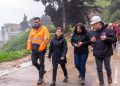 Continúa monitoreo de deslizamiento de arena en sector de edificio evacuado