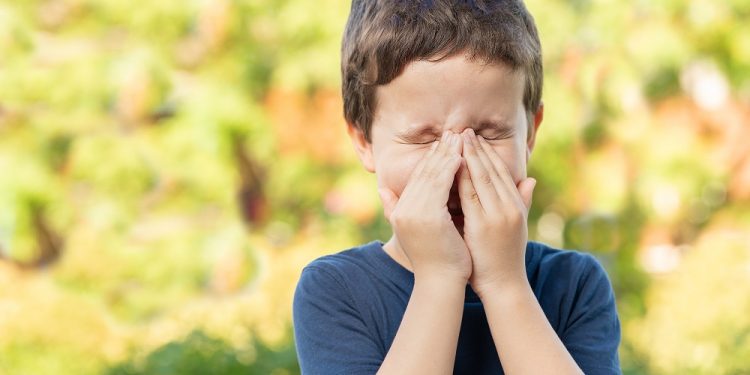Experta entrega las claves para diferenciar una alergia primaveral de un resfrío en niños
