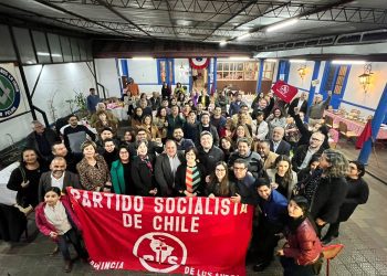 PS respalda masivamente gestión de Cristian Aravena en delegaciones provinciales de Los Andes y San Felipe