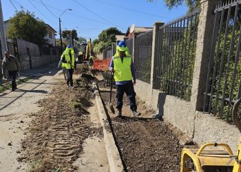 En etapa final se encuentra renovación de redes de agua potable de Esval en Glorias Navales