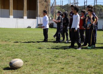 Más de 350 estudiantes dan sus primeros pasos en el mundo del rugby