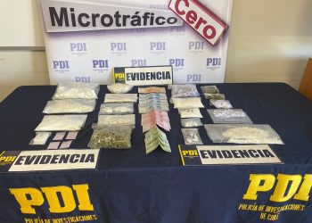 PDI detiene a cuatro microtraficantes en Hijuelas