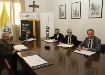 Obispado de Valparaíso, CFT PUCV, INACAP y Duoc UC firman Protocolo de Acuerdo para trabajar en conjunto