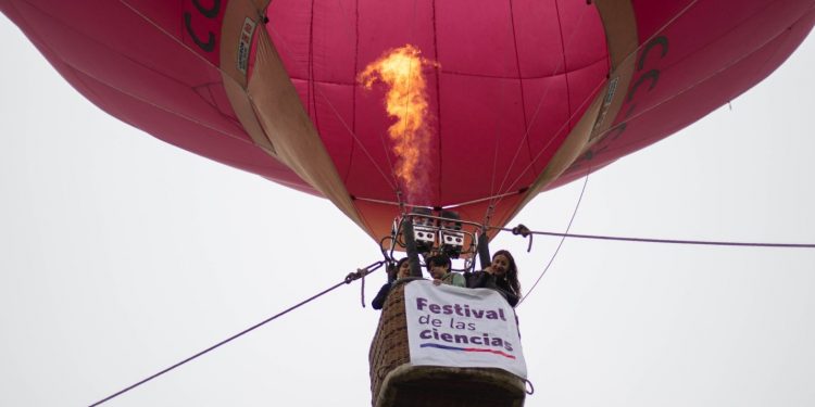 Desde un globo aerostático, Ministerio lanza Festival de las Ciencias 2023