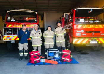 Bomberos de San Pedro se equipan con nuevas herramientas para enfrentar icendios