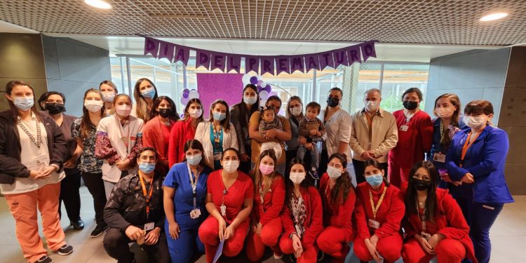Junto a las familias, el Hospital Dr. Gustavo Fricke SSVQ celebró el Día Internacional del Prematuro