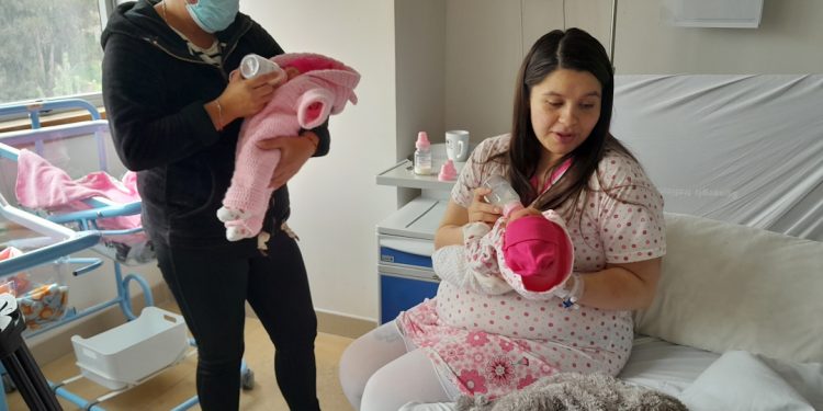 Hospital Dr. Gustavo Fricke SSVQ celebra nacimiento de trillizos en excelentes condiciones