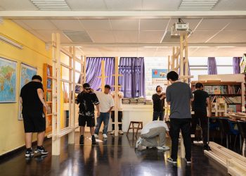 Arquitectura UNAB Sede Viña del Mar lideró proyecto que mejoró la biblioteca de la Escuela Pública Chorrillos