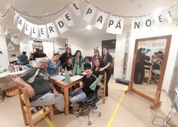 Pacientes del Hospital Dr. Gustavo Fricke SSVQ participan del Taller de Papa Noel
