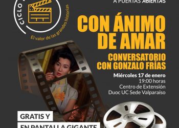 Centro de Extensión Duoc UC presentará gratis y en pantalla grande la película “Con ánimo de amar”