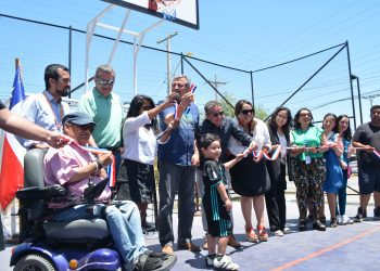 Comunidades de Poblaciones Portales y El Retoño reinauguraron renovadas multicanchas