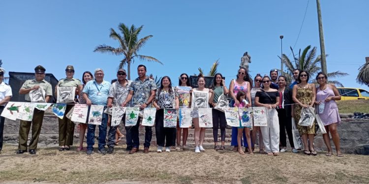 Sernapesca lanzó campaña de cuidado de las tortugas marinas en Rapa Nui