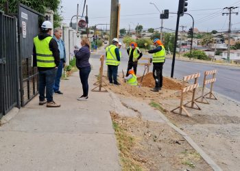 Esval avanza en obras de renovación de redes en Quilpué con inversión que supera los 3 millones de dólares