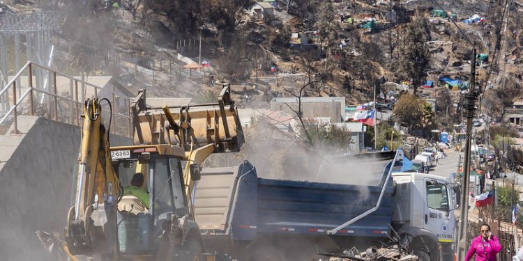 Un 78% de avance registran las labores de remoción de escombros en Quilpué