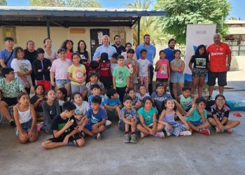 Fedefruta y productores hacen donación para Escuelas de Verano en San Esteban, para niños de madres temporeras