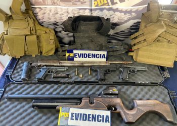 PDI Quillota detiene a dos sujetos e incauta armamento tras robo a colegio