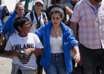 Alcaldesa Macarena Ripamonti junto a la comunidad denuncian entrega de información falsa a damnificados