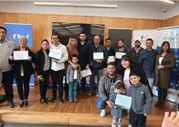 ChileValora certificó las competencias de 21 nuevos maestros andamieros