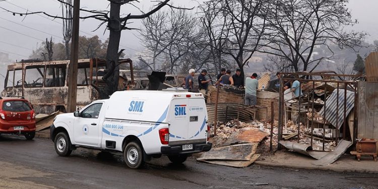 Se han identificado 109 cuerpos tras Megaincendio en la Región de Valparaíso