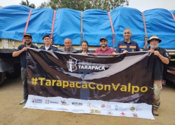 Gobernador Rodrigo Mundaca recibe importante ayuda destinada a afectados por incendios desde el Gobierno Regional de Tarapacá