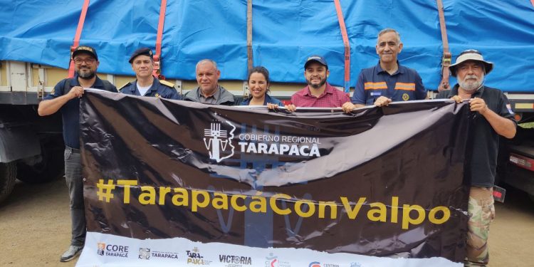 Gobernador Rodrigo Mundaca recibe importante ayuda destinada a afectados por incendios desde el Gobierno Regional de Tarapacá