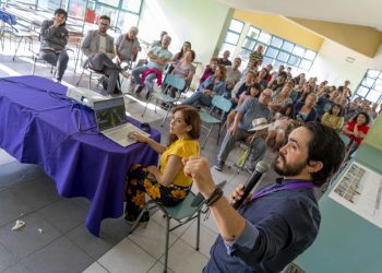 Municipio Abierto le presentó a vecinos de Belloto 2000 propuesta de intervención urbana para generar un paseo peatonal en V Centenario