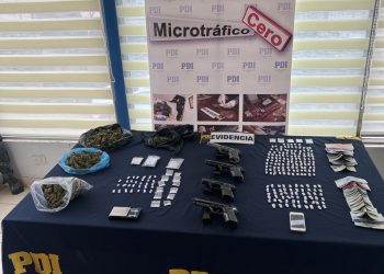 Operativo PDI: con armas y droga cae agrupación delictual en Quintero