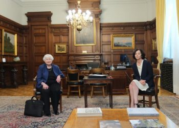 Secretaria del Tesoro de los Estados Unidos, Janet Yellen, se reúne con Presidenta y Consejo del Banco Central