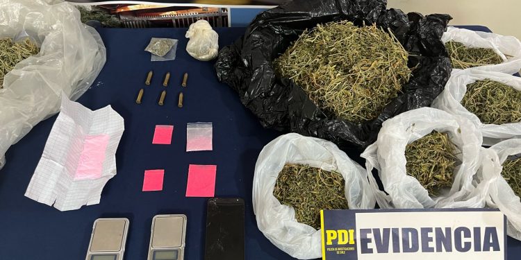 Detenidos por la PDI en La Ligua traficaban droga en sus domicilios