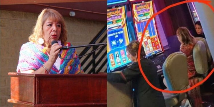 Denuncian a alcaldesa de Nogales por estar apostando en casino durante arresto domiciliario nocturno