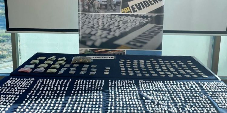 PDI detiene a dos personas que comercializaban droga en Cerro Placeres