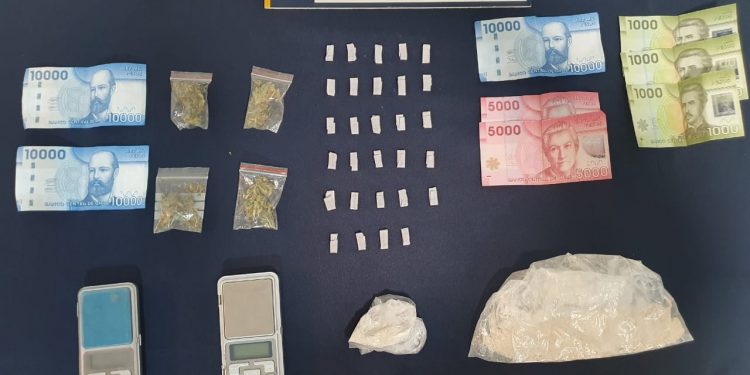 PDI San Felipe desbarata foco de microtráfico al interior de población el totoral