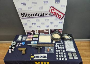 PDI detiene a tres sujetos en operativo antidrogas en Glorias Navales