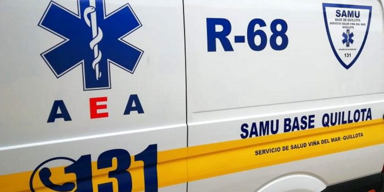 Accidente de tránsito en Quillota deja cuatro estudiantes lesionados